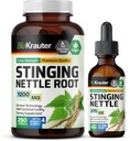 BIO KRAUTER Stinging Nettle 250 kapsler & Stinging Nettle Tinktur 2 Fl. Oz.