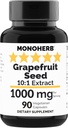 MONOHERB Grapefruktfrøekstrakt 1000 mg - 90 vegetariske kapsler