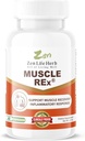 ZEN LIFE HERB Muscle Rex - Felles, Muskel og Nerve støtte - Relax Aches & Kronisk Discomfort Plant-basert Supplement (60 kapsler)