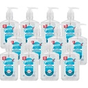 Germ-X Original hånd sanitizer, ikke-tørkende moisturizing Gel med vitamin E, Instant og ingen renser formel, Tilbake til skolens forsyninger College, 8 Fl Oz pumpeflaske (pakke med 12)