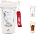 Elektrisk Shaker Flaske, Bærbar Protein, Blander Cup, USB C Shaker for glatt proteinshaker, BPA-fri, Tritan, 450 ml, 16oz, Stir Cup, 500mAh Oppladbar