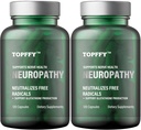 Neuropathy Ernæringsblanding for Nerve Discomfort Relief, med 600 mg Alpha Lipoic Acid -Benfotiamine, Maks styrke naturlige Nerve vitaminer, egnet for føtter, hender, fingre, ben tå