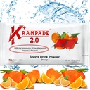 Krampade Kalium Magnesium Supplement Electrolytes pulver - 50 mg Mag + 2000 mg K, > 2X mer enn kokosvann | Kramp Relief |