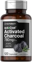 Horbäach Charcoal piller 780mg | 120 kapsler | Aktivert Charcoal fra kokosnøtt Shells | Ikke-GMO og Glutenfri | Acti-Coal