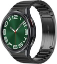 SAMSUNG Galaxy Watch 6 Bespoke Edition 47mm Eksklusive Bluetooth Smartwatch, Helse, Fitness, Sove, Hjertefrekvens Tracker, Forbedret batteri, Sapphire Crystal Glass, US versjon, Link armbånd Band, Svart