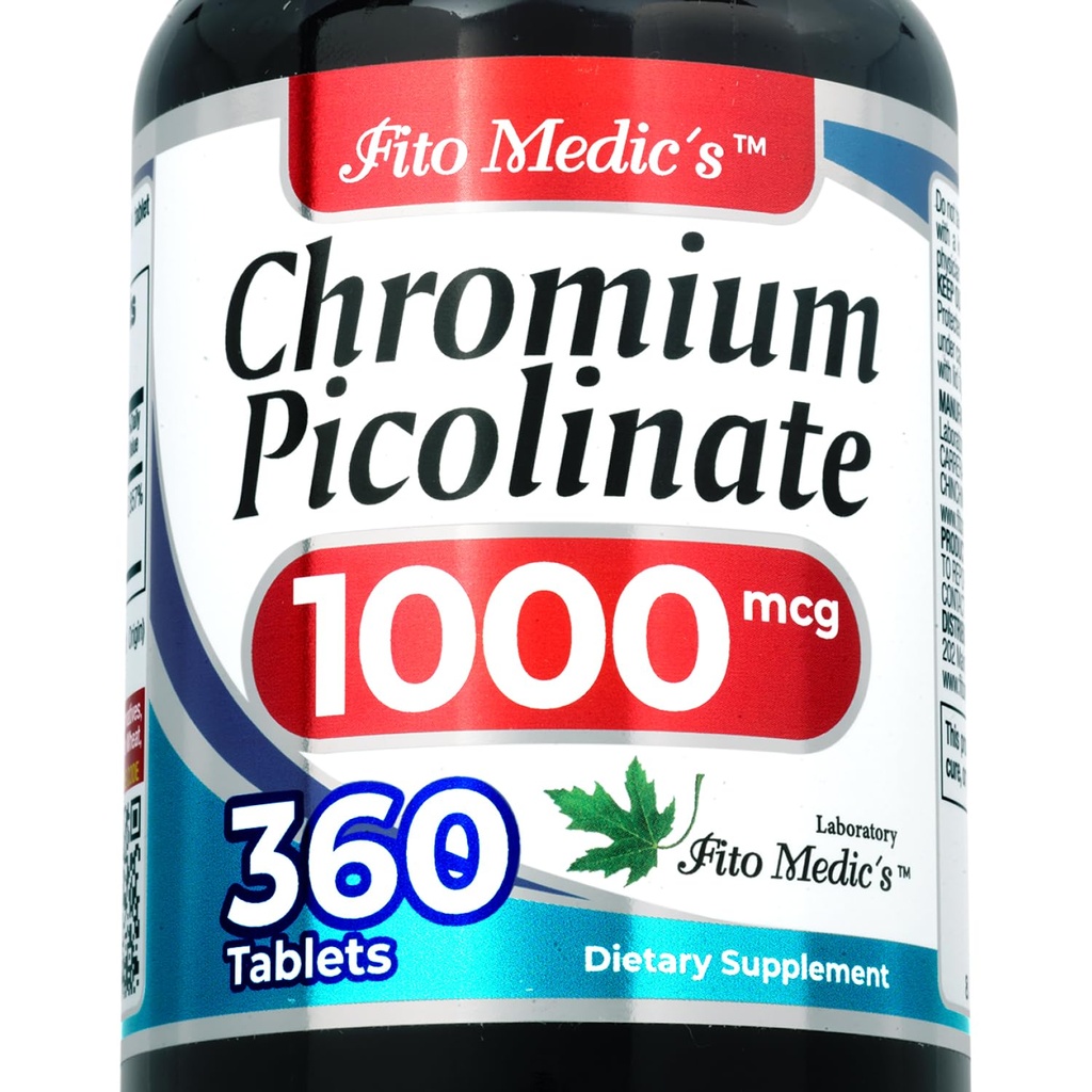 Lab Chromium picolinate |360 tab | Chromium Supplements | Ultra høy absorpsjon.