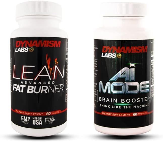 MANTFUP DynamismeLabs Peak Performance Bundle - Lean avansert fettforbrenner og AI Brain Booster