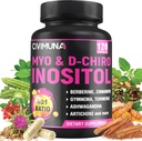 Inositol Supplement - Myo-Inositol og D-Chiro Inositol Plus Ashwagandha, Berberine, kanel og 5 Mores - 120 kapsler