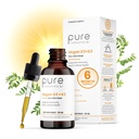 Pure Therapro Rx Vegan D3 + K2 Økologisk 100% Liposomal 20 ml laget i USA | 6 måneders forsyning | Maksimal absorpsjon vitamin D3 og vitamin K2 kosttilskudd for menn og kvinner, D3 vitamin 5000 IE