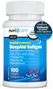 Maksimal styrke SleepAid Soft Gels - Natt søvnhjelp med Diphenhydramine HC1 50mg - Ikke Habit Forming Sovering piller for voksne - Ekstra sterke OTC søvnhjelp for voksne (100 teller)