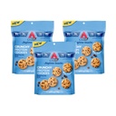 Atkins Bite-Sized Crunchy Protein Cookies, Sjokolade Chip, 8g Protein, 4g Fiber, 1g Net Carb, 1g Sukker, Keto Vennlig, 3 poser (5 Serveringer Per Veske)