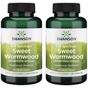 Swanson Sweet Wormwood - May Promoter GI Gut Helse, Microbial Balance & Digestive Helse Support - Herbal Supplement med Artemisin - (90 Kapsler, 425mg Hver) 2 Pack