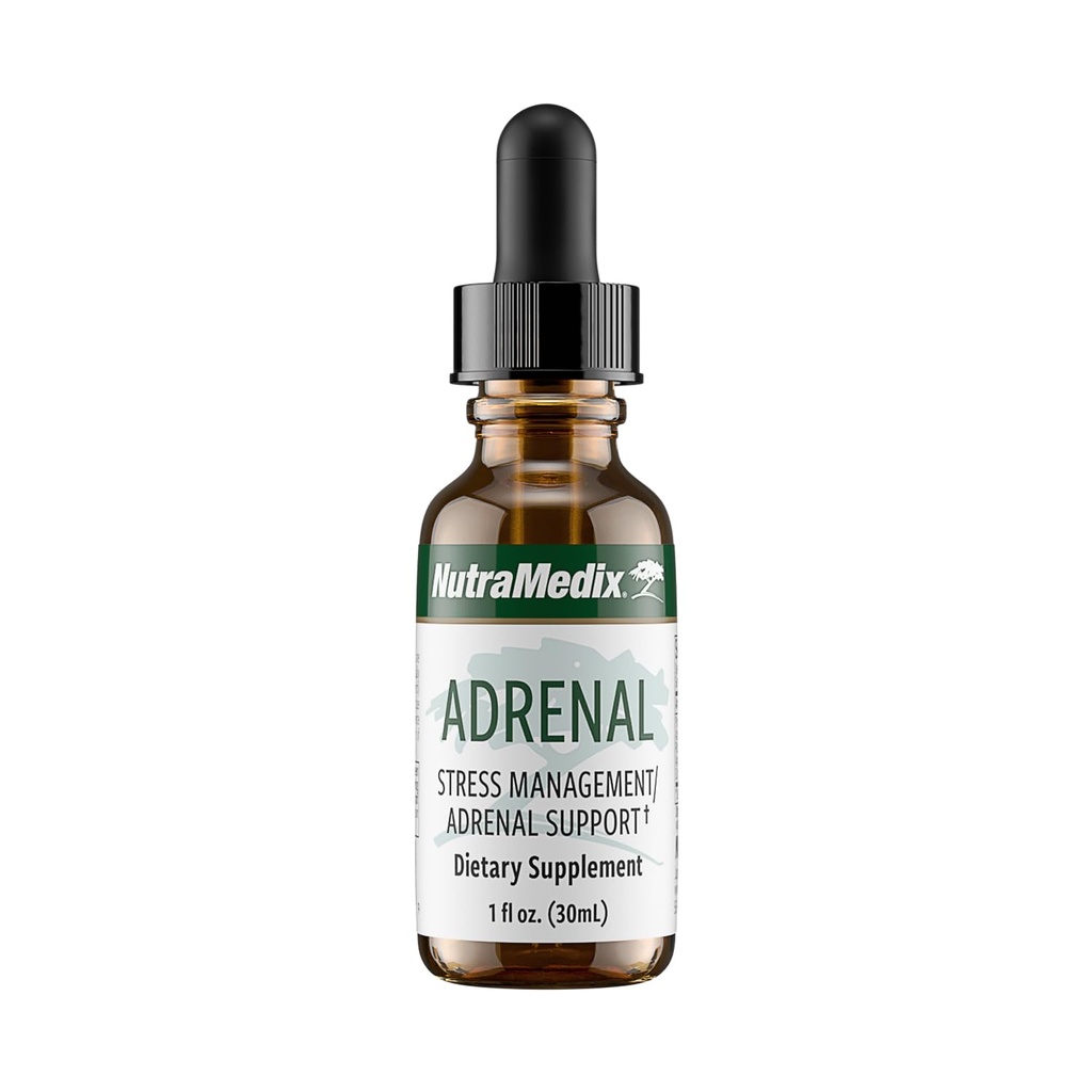 NutraMedix Adrenal tretthet Supplement - Astragalus, Schisandra, Rhodiola og Ginseng Extract for energistøtte, Stamina og Stress - Vegansk adapter blanding (1oz / 30ml)