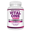 Arazo Ernæring Vital Ett Multivitamin For Kvinner - Daglig Helfood Supplement - 90 Vegan Kapsler