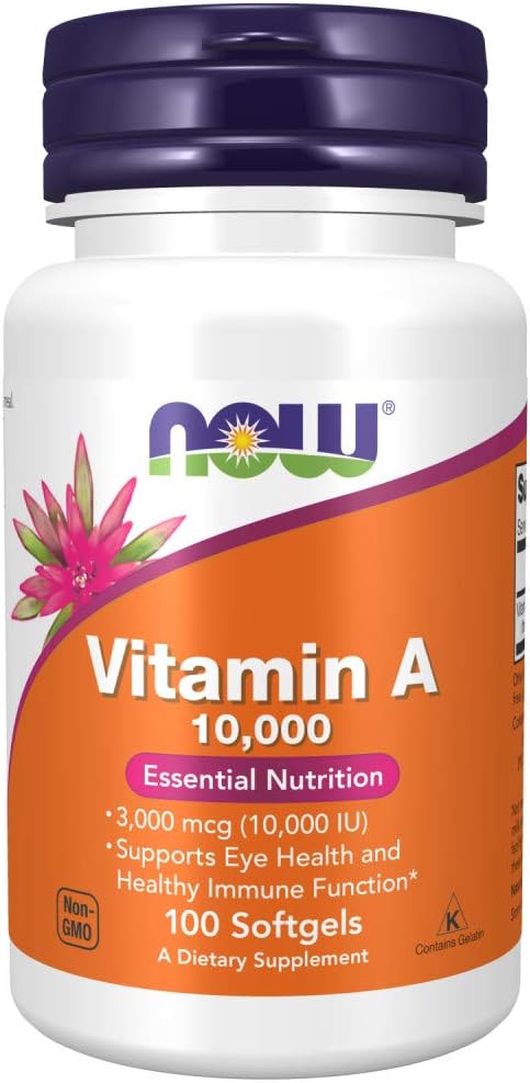 Nå Matvarer, vitamin A, 10.000 IU, 100 Softgels