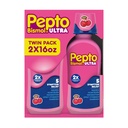 Pepto Bismol flytende ultra for hemmighet, Heartburn, Indiesjon, Oppsett Mage, og diarrea - 5 Symptom Fast Relief, Cherry Flavor 12 oz (Pack of 3)