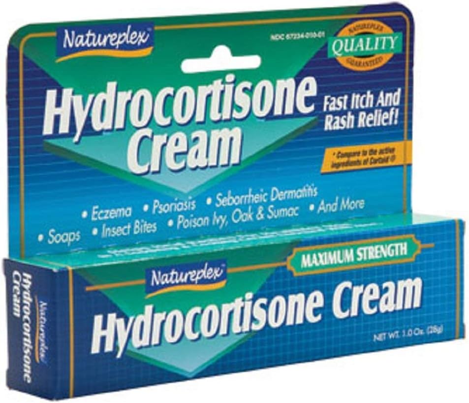 Natureplex Hydrokortison 1% Krem, 1 oz, 6 Tube Pack
