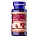 Puritans Pride Premium Cranberry Fruit Koncentrate 252mg (12.600mg Ekvivalent) med vitaminer C og E, kosttilskudd for immunsystemstøtte, 100 Rapid Release Softgels