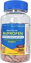 Rite Aid Pharmacy Ibuprofen 200 mg - 500 belagte brune kapler - smertefri og feberreduserende - Migraine Relief - rygg smertelindring - ledbetennelse smertelindring piller - smertestillende piller