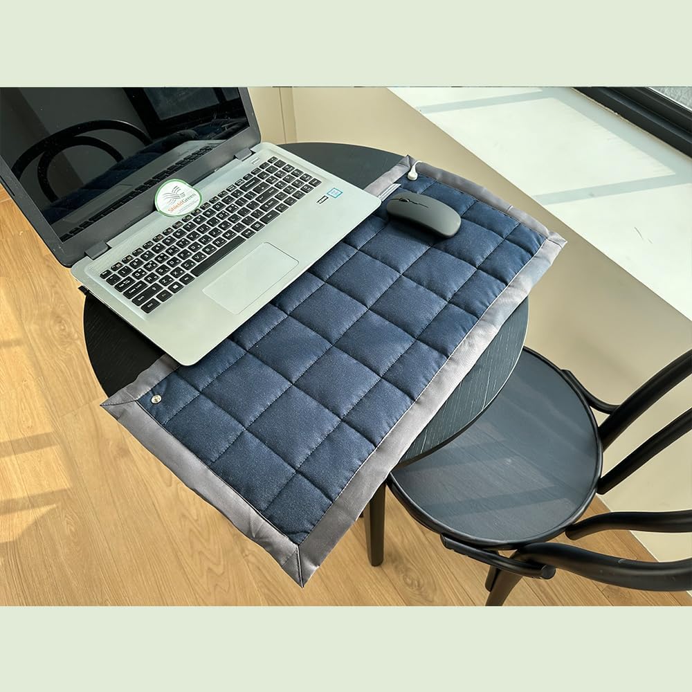 Grounding Big Multi Pad-Stainless stål stoff, 24x16 tommer (Navy)