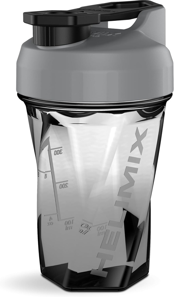 HELIMIX 1.5 Vortex Blender Shaker Flaske holder opptil 20 oz | Ingen blandingskule eller Whisk | USA laget | Bærbar pre trening Whey Protein Drink Shaker Cup | Blander Cocktails Smoothies Shakes | Topp Rack Trygg