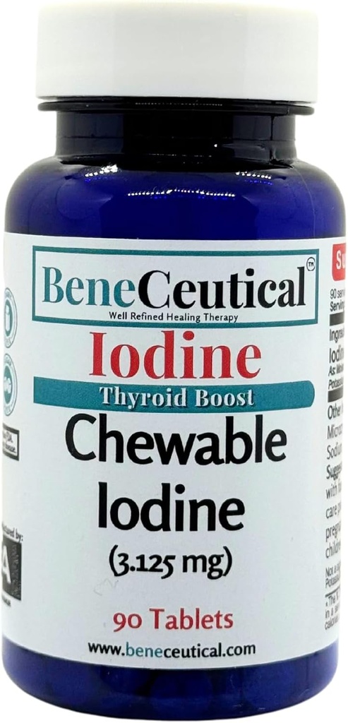 Chewable Iodine Thyroid Boost 3.5 mg 90 greve