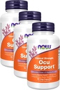 NOW Supplements, Oku SupportTM with Floraglo® Lutein, Plus vitaminer A, C og E, 90 Veg Kapsler (pakke på 3)