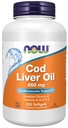 NU Mattilskudd, Cod Liver Oil 650 mg, Utmerket kilde til vitaminer A og D-3, 250 Softgels