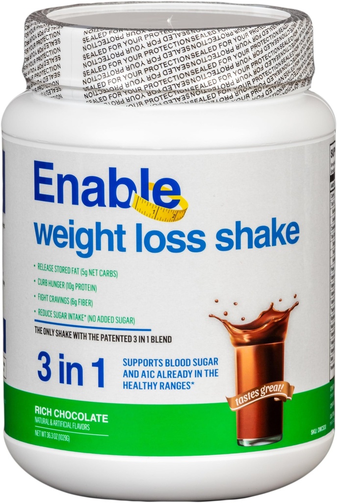 Slå på vekttap Shake - rik sjokoladeflavor for delikate og næringsrik måltid erstatning, 2lb 11oz