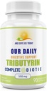 Våre daglige Vites Tributyrin Digestive Heath Probiotika | Komplett Butyrat Supplement | 550 Mg Forsinket-Softgels | Immune Support | 90 Servings | Vegan formel