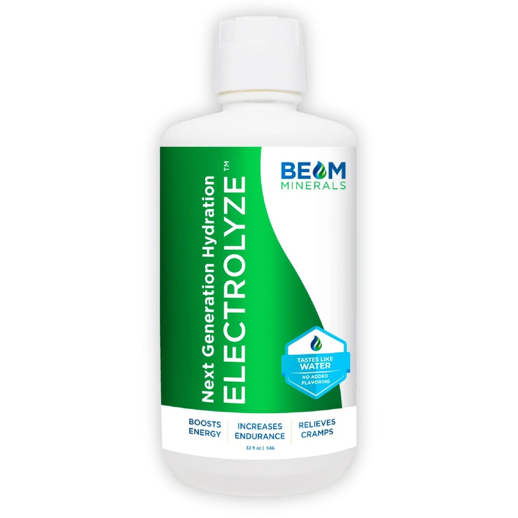 BEAM Minerals Elektrolysere Væskeelektrolytt Replenishment ® Alle elektrolyttene, uten alt salt ® 32 fl Oz