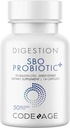 Codeage SBO Probiotika 50 milliarder CFUs, Multi Strain Soil-baserte organismer, Reisestørrelser Shelf-Stable Probiotic Supplement, Organisk Fermented Botanisk Blanding & Prebiotic, 7-dagers Formula, 14 Kapsler