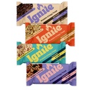 Ignite Barer Høye Protein Snacks, Lavt sukkerprotein Snacks, Sunn Snacks for voksne og barn, Fiber Bar Crispy Treats – Glutenfri, Paleo & Individuelt innpakket Power Boost Protein Bars Variety Pack