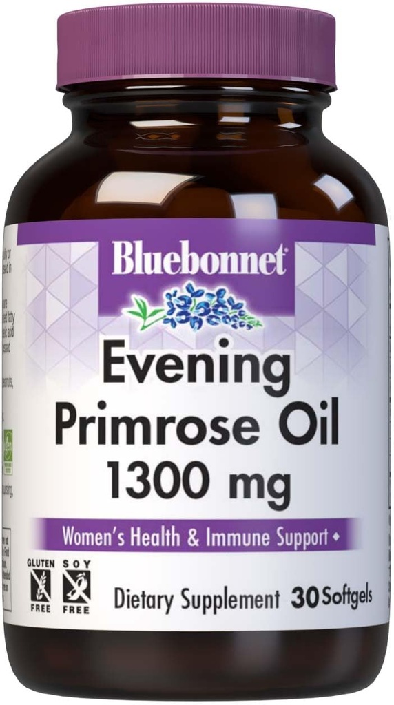 BlåBonnet Aften Primrose Olje Softgels, 1300 mg, 30 greve