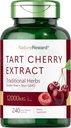 Tart Cherry Extract 12000mg 240 kapsler | Ikke-GMO og glutenfri formel | Herbal Supplement