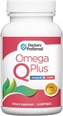 DOKTORERs preferred Omega Q Plus– Omega-3 og CoQ10 Supplement leverer daglig hjerte helse støtte med 50 mg CoQ10 og gir antioksidant kraft (60 mykgels)
