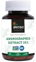 Incas Andrographis Capsules Max Andrographides - 1000 mg Serveringsstørrelse (120 kapsler) - klinisk studert for immunsystem Helse og ikke GMO Verifisert av NSF