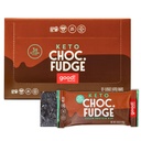 Bra! Snacks Sjokolade Fudge Keto Protein Bar, Vegansk, Soja og Glutenfri, Lavt sukkermåltid Erstatning, 11g høy protein, Naturlig sunn snack, For atleter og aktive livsstiler, 3g Net Carbs, 12 Bars