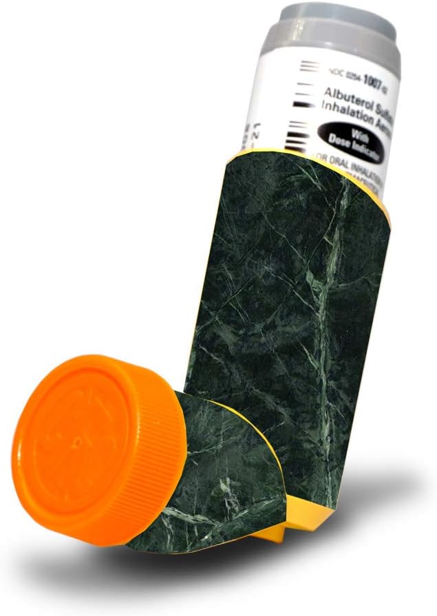 MightySkins Skin for Proventil HFA Astma Inhaler - Grunge Marble | Beskyttende, holdbare, og unike vinyl Decal wrap dekke | lett å bruke, fjerne og endre stiler | laget i USA