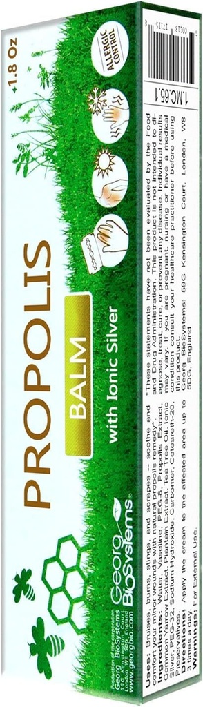 Propolis Balm med ionisk sølv 30g/1 Oz...