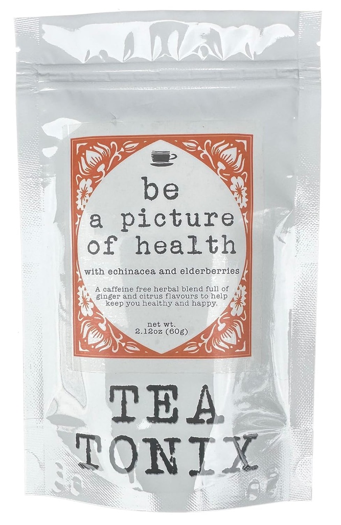Være en kopi av sunn te med Echinacea, eldrebær og Ginger 60g (2.12oz) - for bedre helse og å hjelpe deg gjennom den kalde sesongen