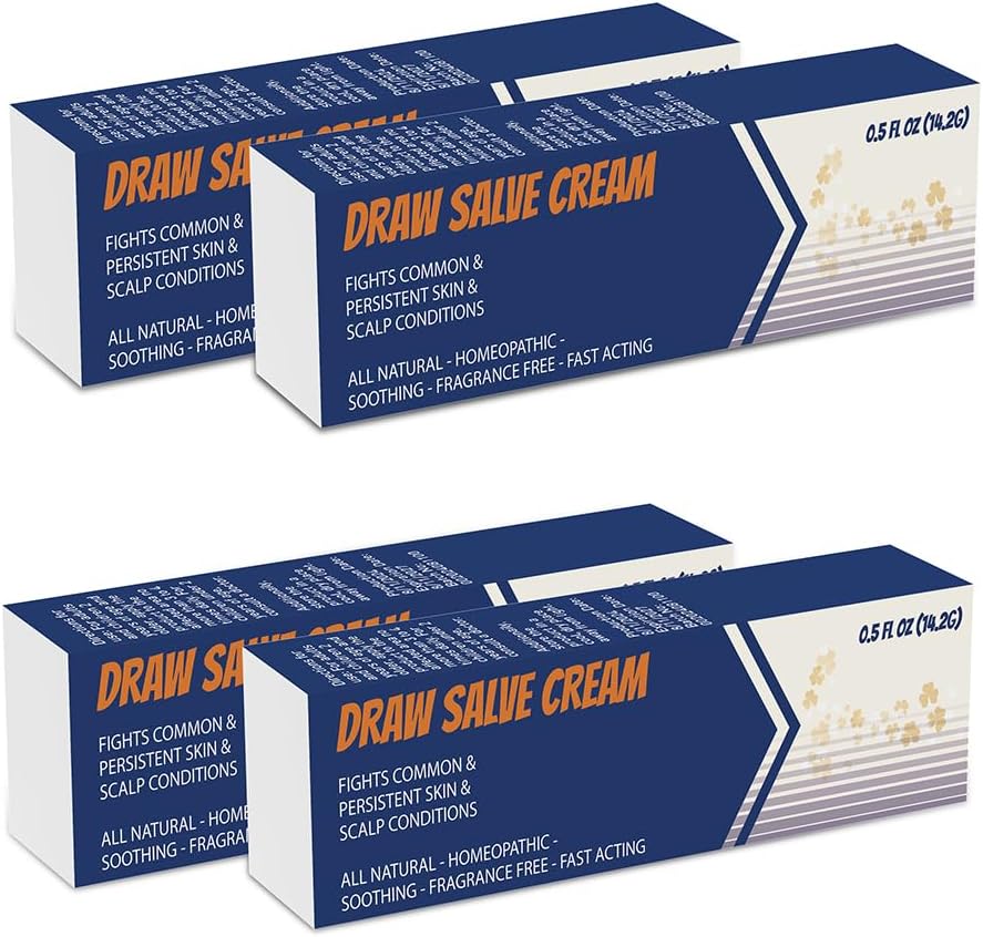 Drawing Salve Cream - Rask fungerende relief for atopisk eczema, kløende hender, føtter, buer, armhuler - fuktighetsgivende til Soothe kløe, tørr hud - egnet for voksne og barn