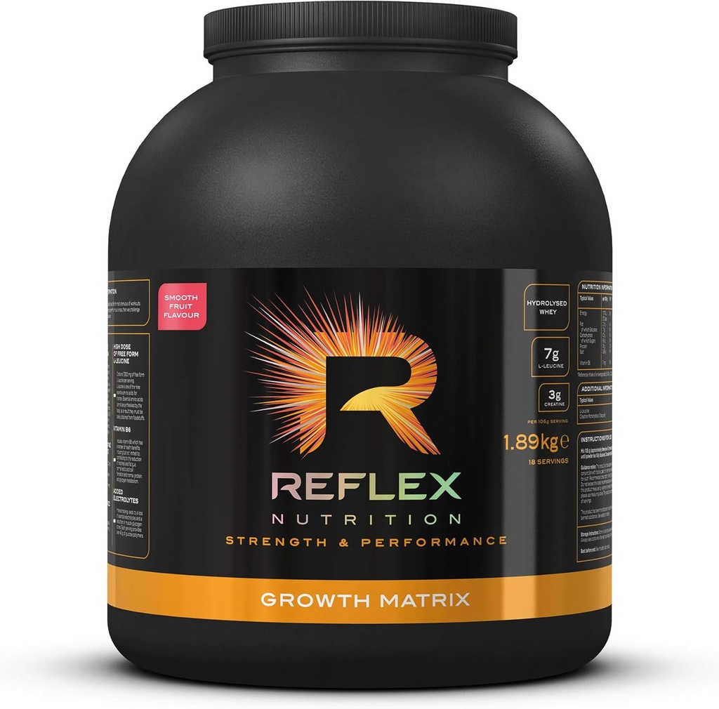 Reflex ernæring - vekstmatrise (1.89Kg) - glatt frukt