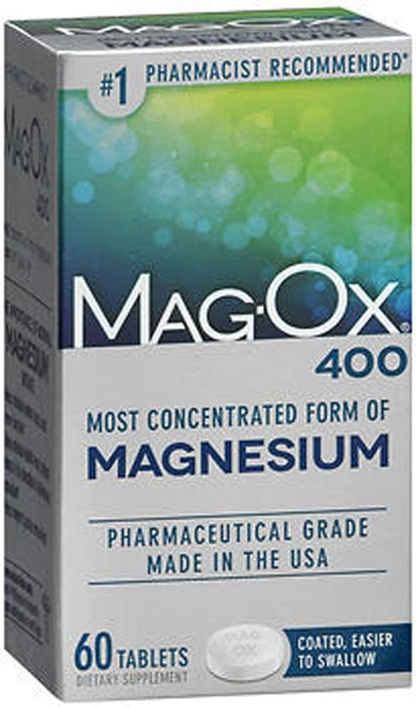 Mag-Ox 400 Magnesium, tabletter 60 Hver (pakke med 3 )