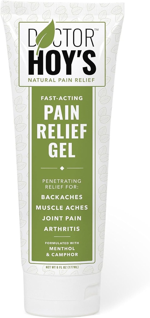 DOCTOR HOY 'S Natural Pain Relief Gel, Topical Arnica Anti-Inflammatory Gel for ledsmerter, leddsmerter og muskelstrenger - ren, sikker og effektiv smertelindring