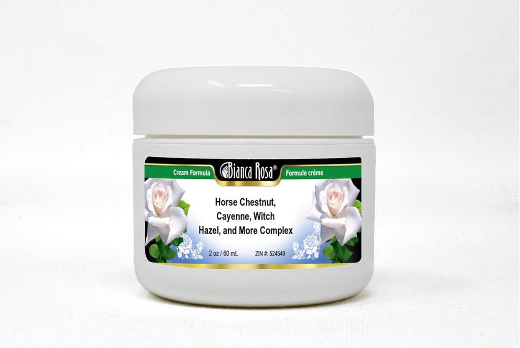 Bianca Rosa Hest Chestnut, Cayenne, Witch Hazel, og mer Complex Cream (2 oz, ZIN: 52459) - 2 Pack