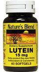 Lutein 15 mg Softgels 60