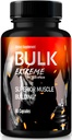 Bulk Extreme Superior Muscle Building Advanced Formula, Bulk Ekstreme for Lean Muscle Mass for menn, Alle naturlige muskelbygger, Male piller for fysisk ytelse, anmeldelser (60 kapsler)