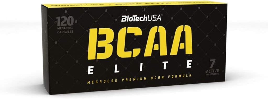BioTechUSA Elite Series BCAA Elite 120 kapsler Aminosyrer med L-Leucine, L-Isoleucin og L-Valine. BCAA Supplement