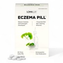 Loma Lux Eczema-piller – Naturlig Eczema behandlingsrelief Remedy – dermatolog utviklet – 7 Mineraler Klar og forhindre alvorlig Eczema-skalering, Utslett, Anti-tørke hud ansikt for voksne, barn, Toddlers